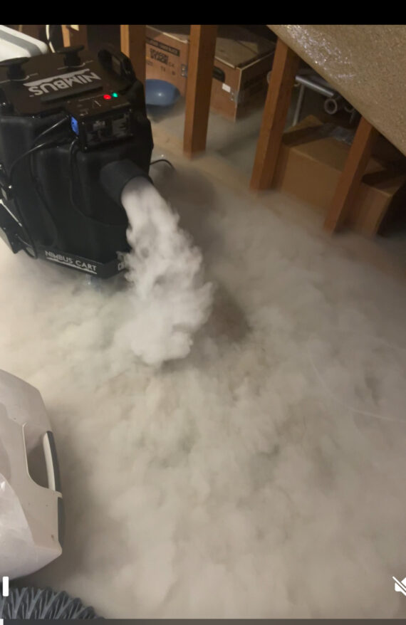 Dry ice low-lying fog( Dancing on cloud)